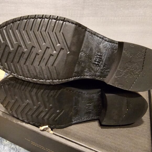 Frye Veronica Strap Zip Short Ankle Boot Black Leather SZ 8.5 US - Picture 5 of 6